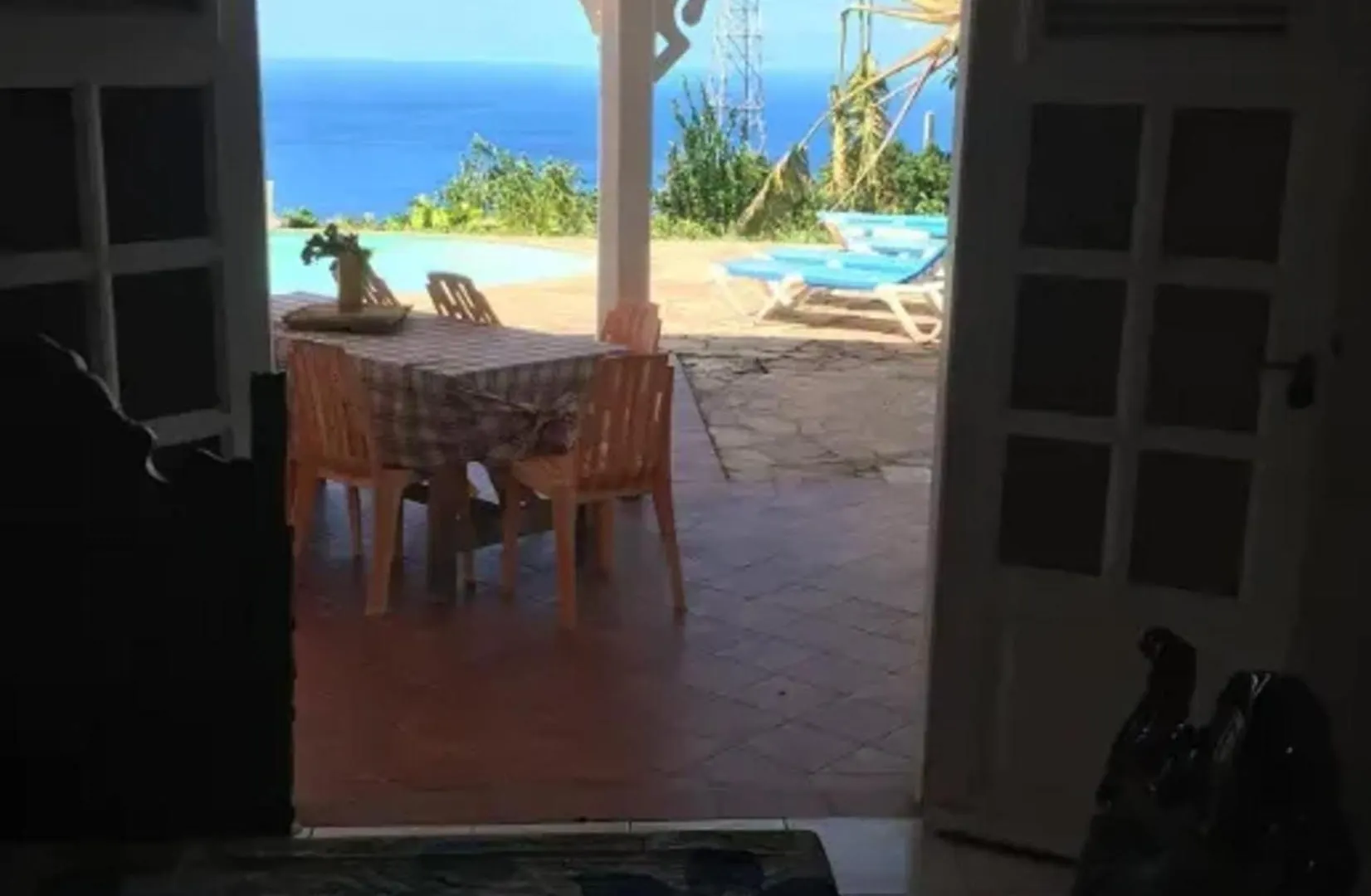 Villa Enchantee Avec Vue Sur Mer Et Piscine Au Carbet Ле-Карбе Мартиника